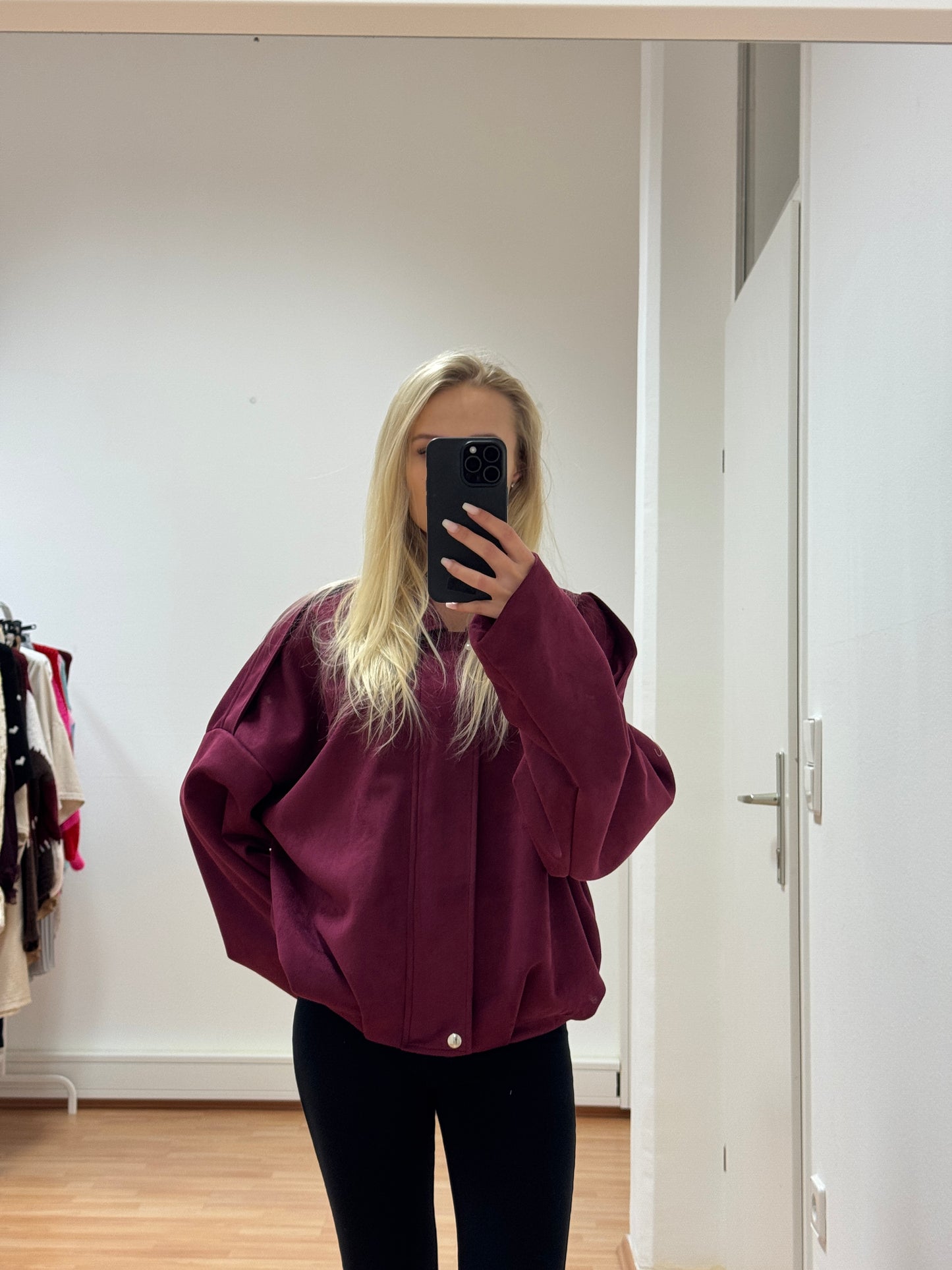 Wildlederoptik Jacke