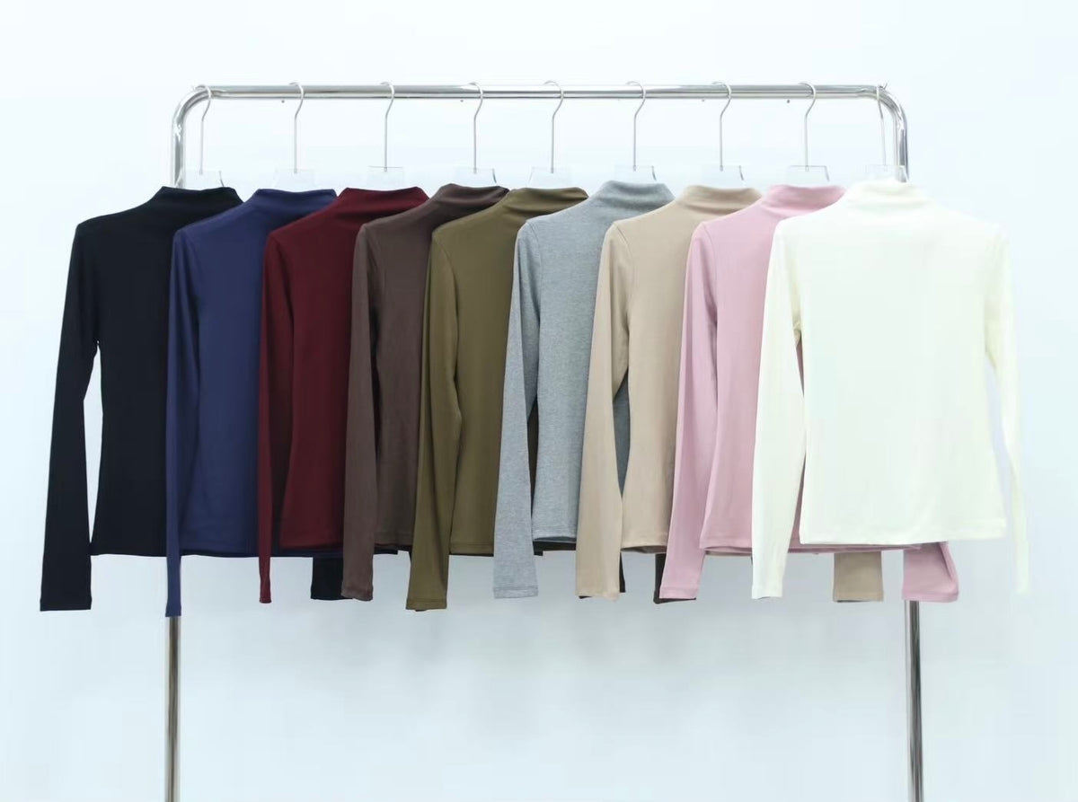 Basic Langarm Shirt