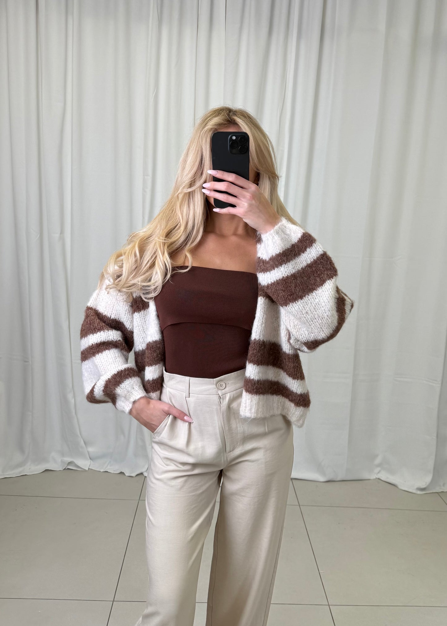 Vorbestellung/ Cardigan Schoki