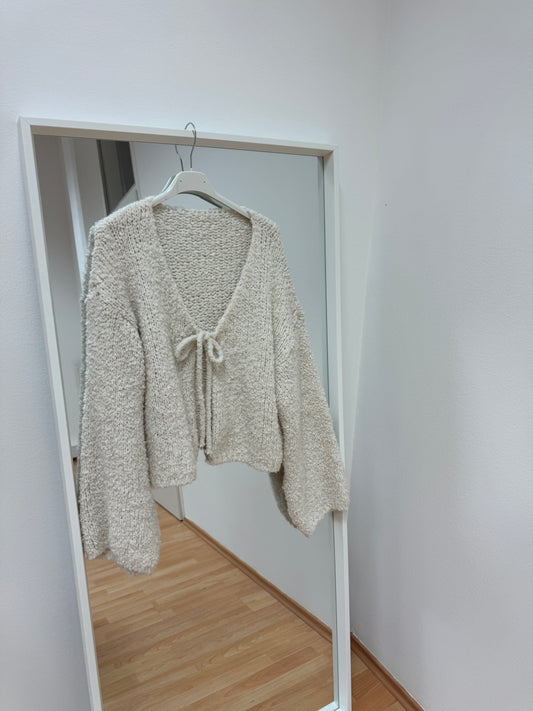 Boucle Schleifen Cardigan