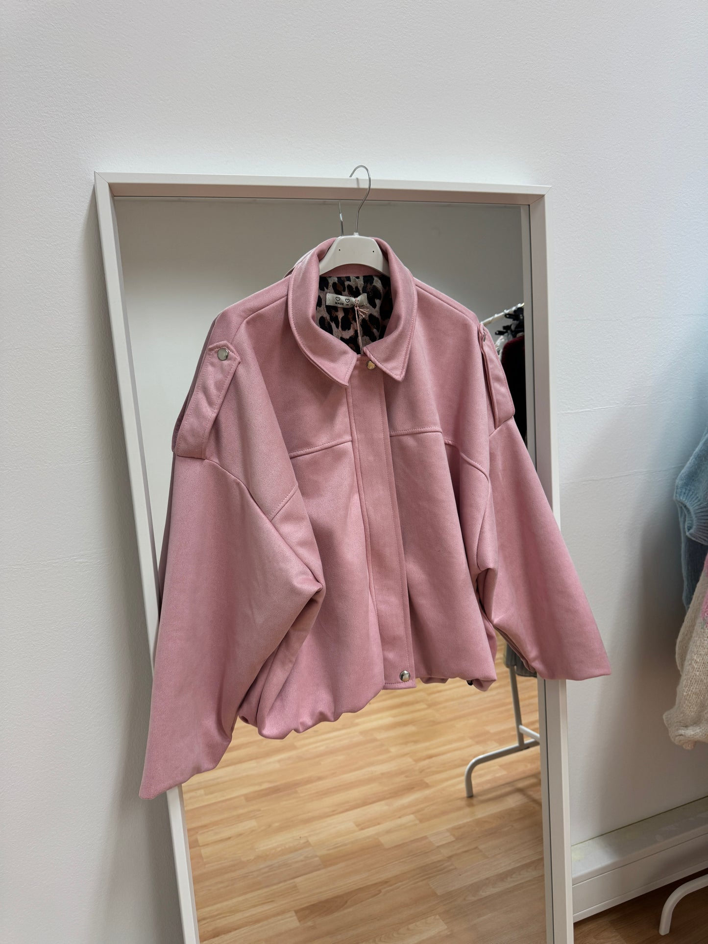 Wildlederoptik Jacke