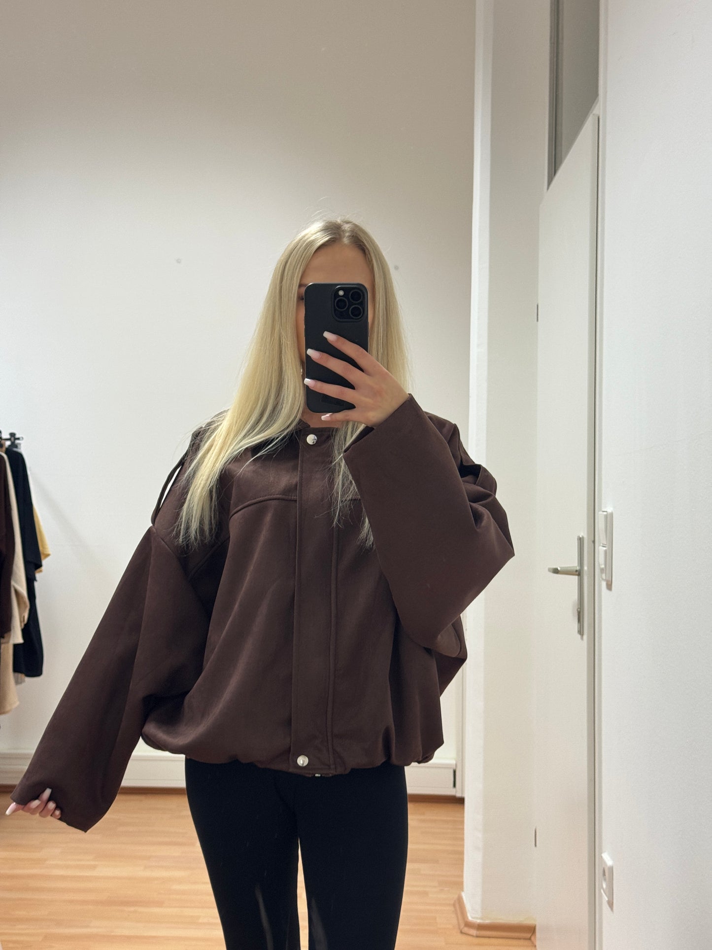 Wildlederoptik Jacke