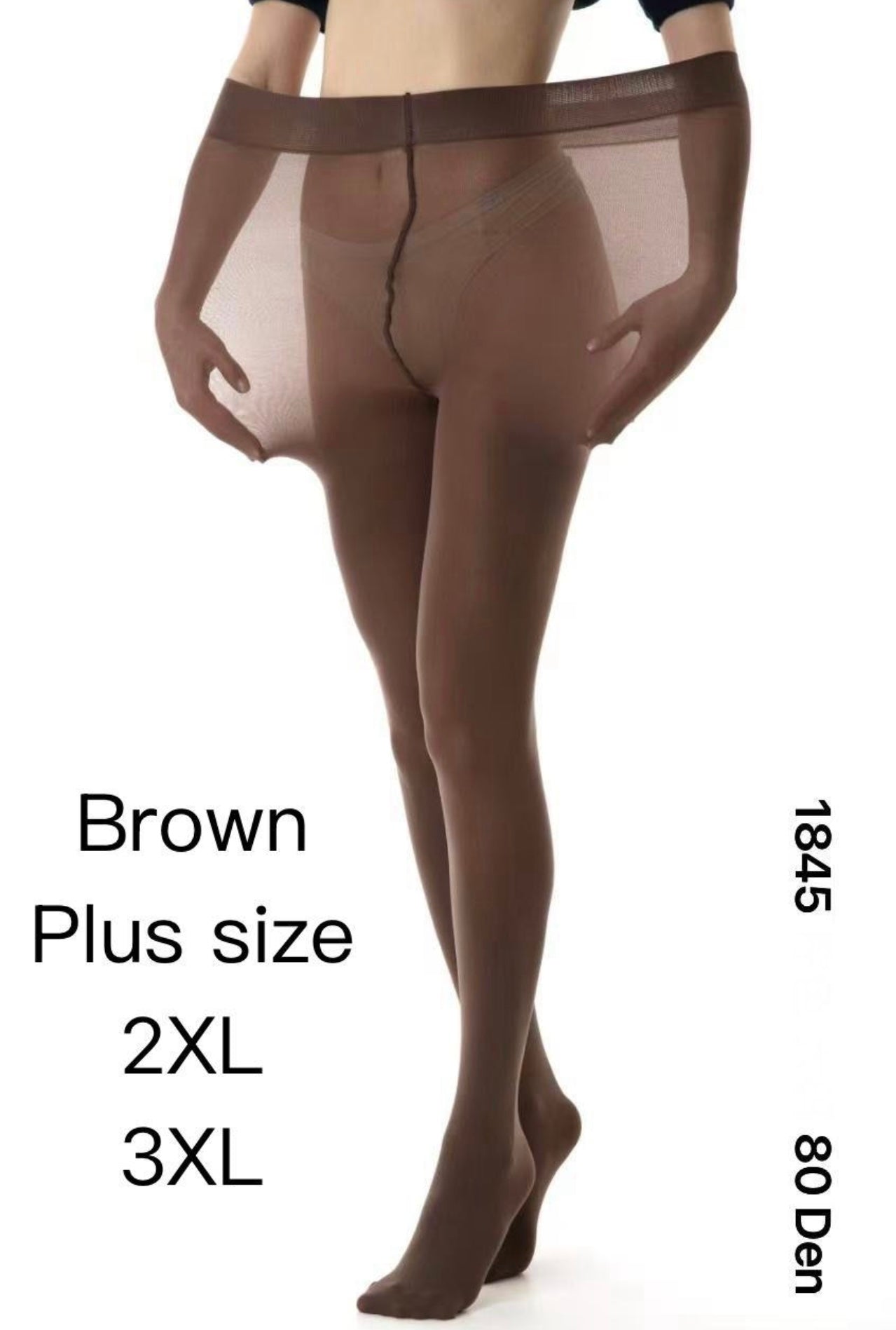 Strumpfhose Braun Plus Size