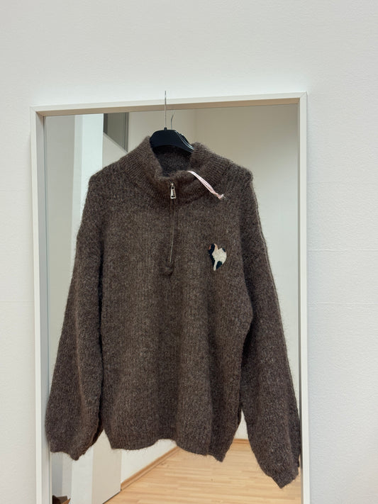 Pullover Zipper Leo Love