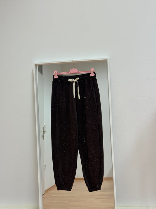 Glitzer Jogginghose