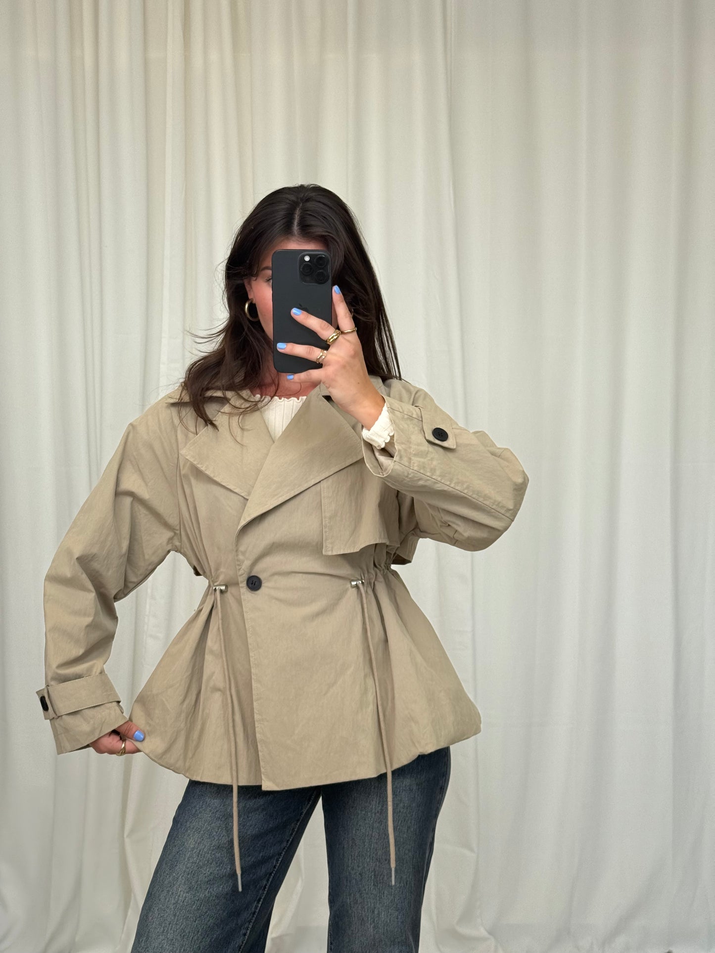 Kurzer Trenchcoat Mimi