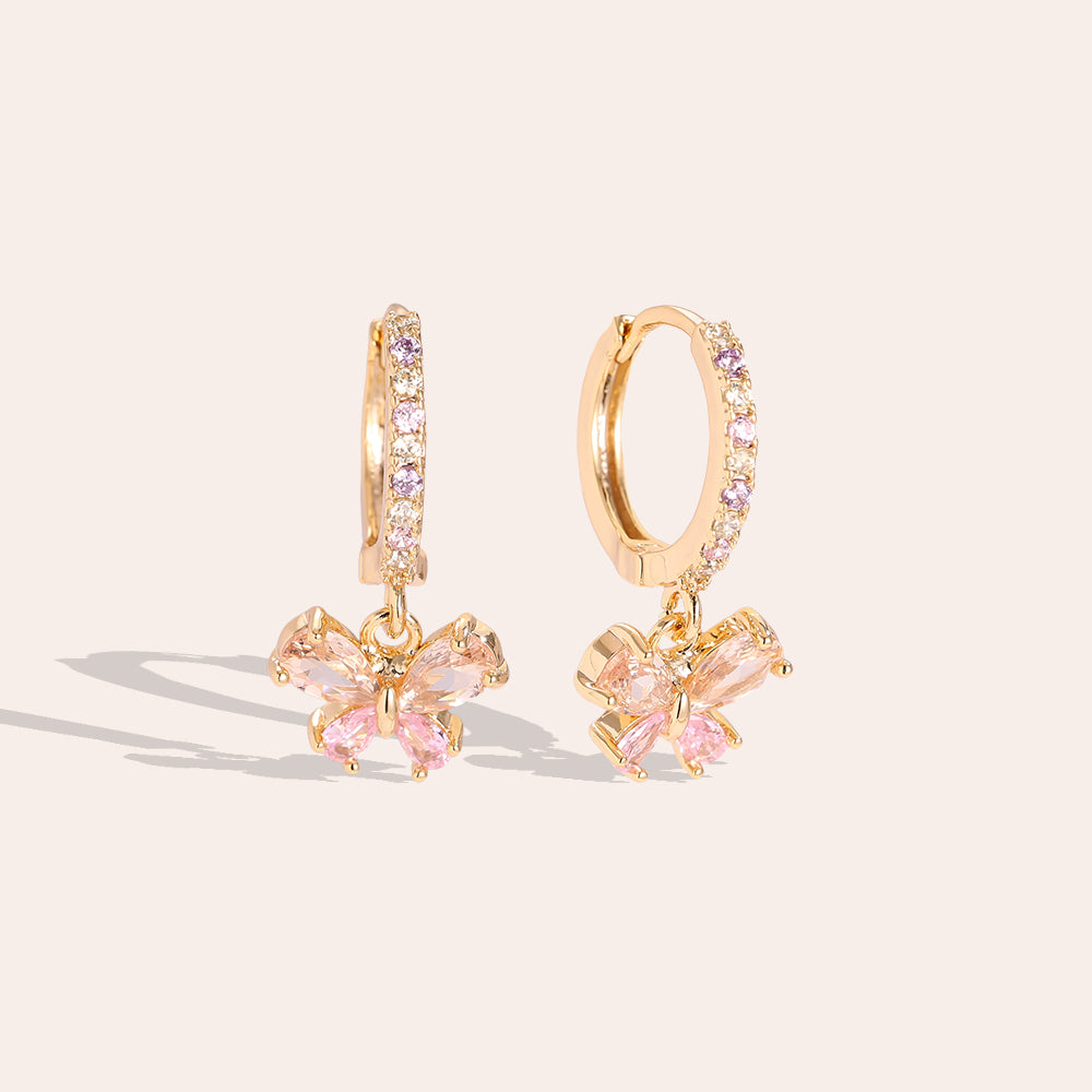 Ohrringe Diamond Butterfly