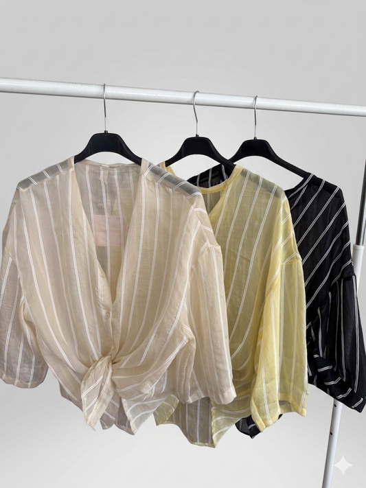 Bluse Streifen