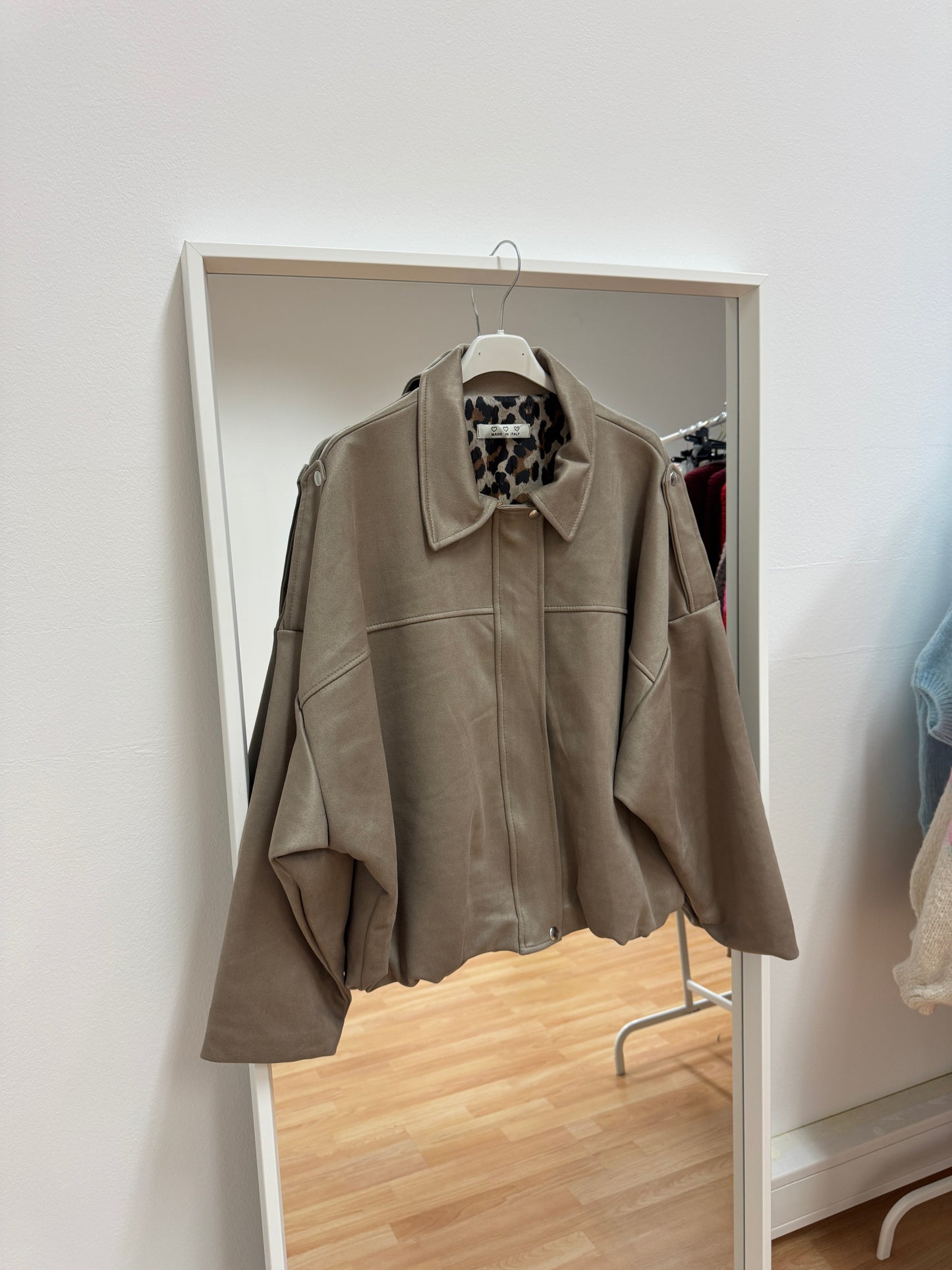 Wildlederoptik Jacke