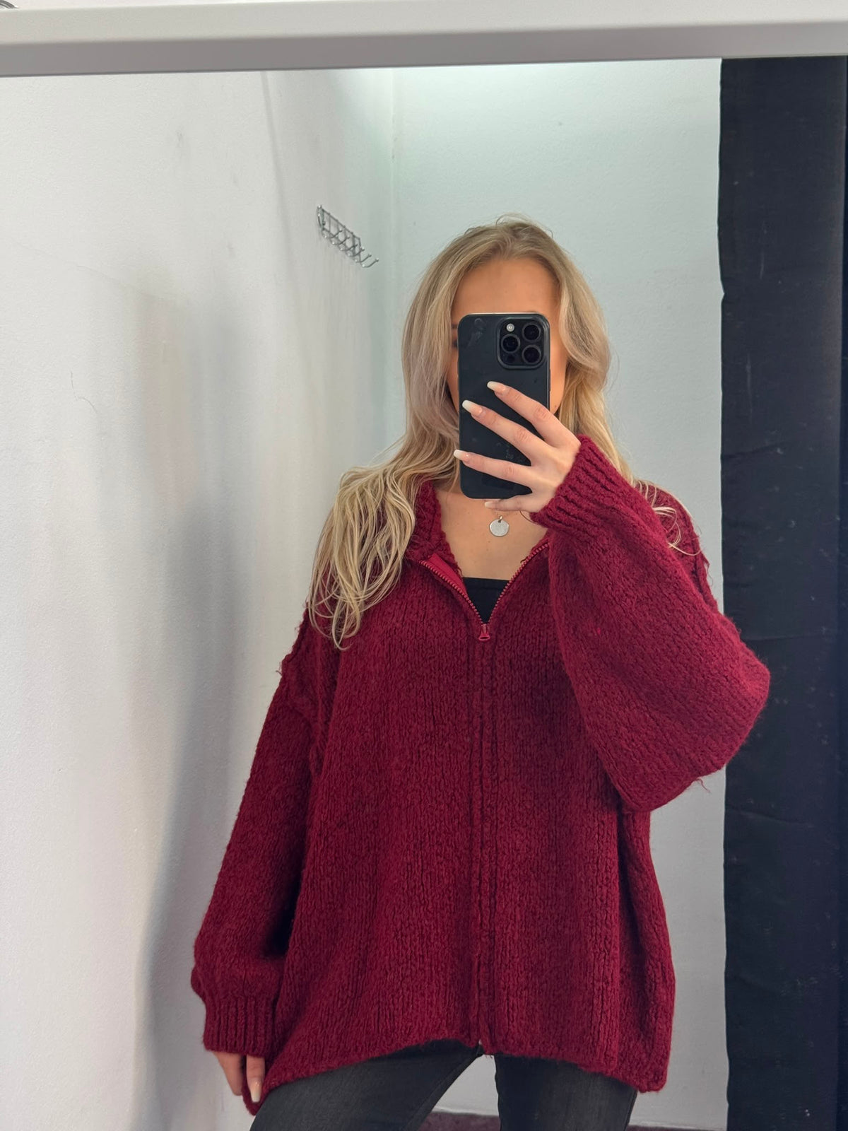 Zipper Cardigan