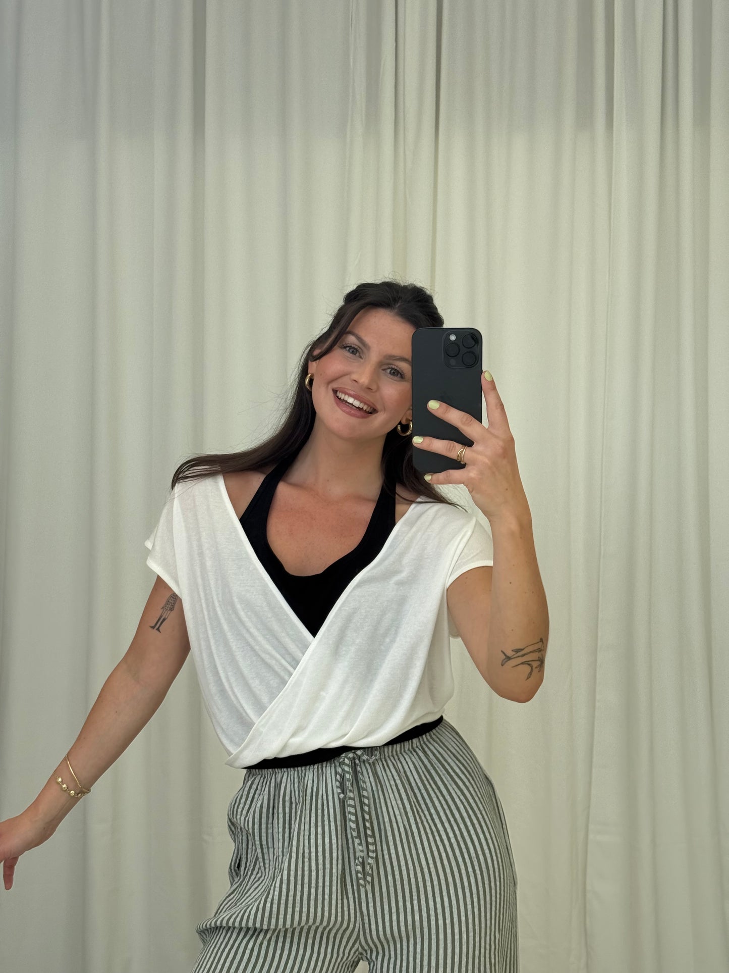 Shirt White/Black
