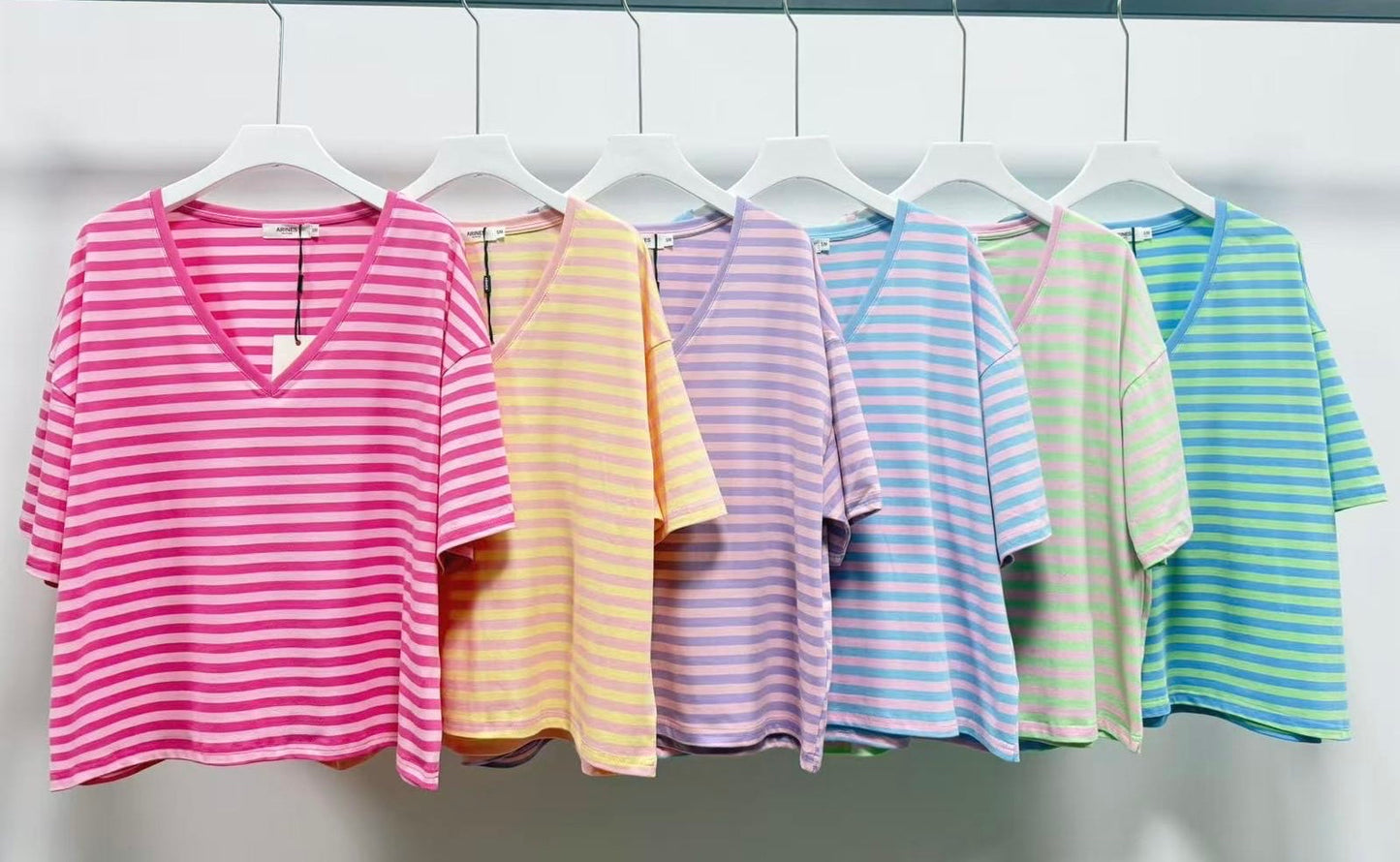 Shirt Stripe V-Schnitt