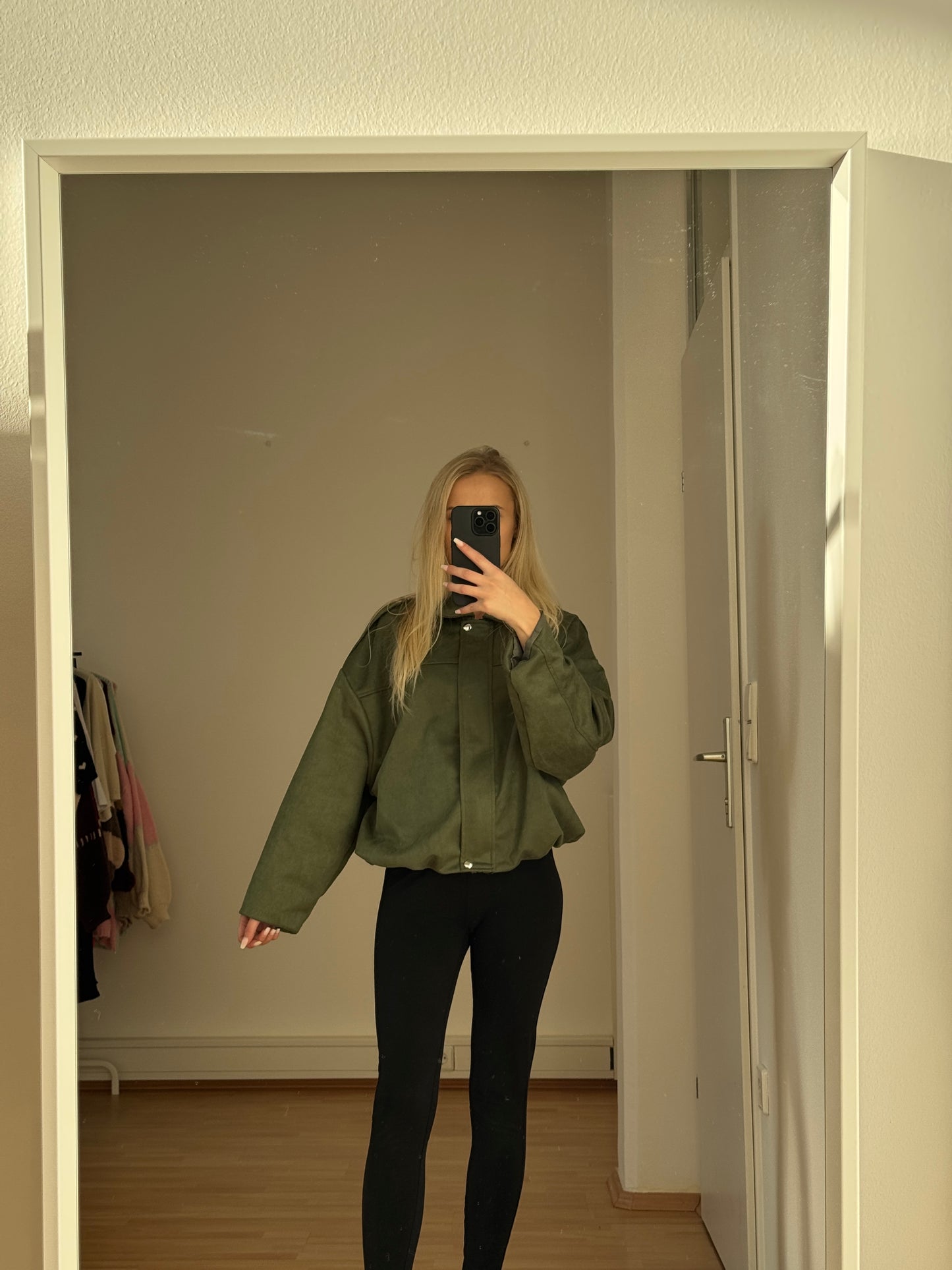 Wildlederoptik Jacke