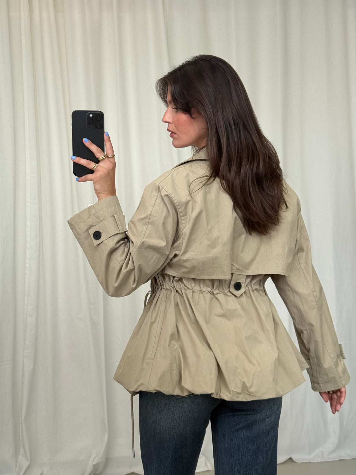 Kurzer Trenchcoat Mimi