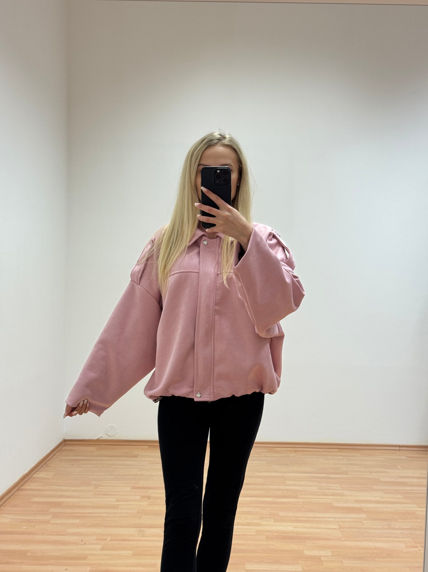 Wildlederoptik Jacke