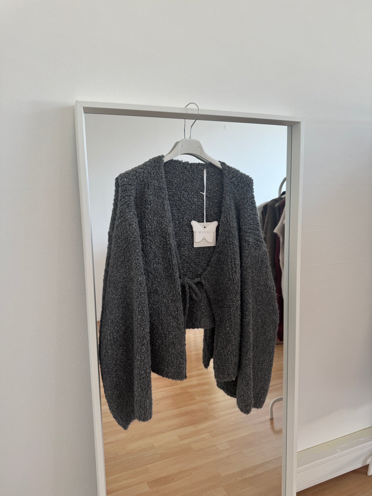 Boucle Schleifen Cardigan